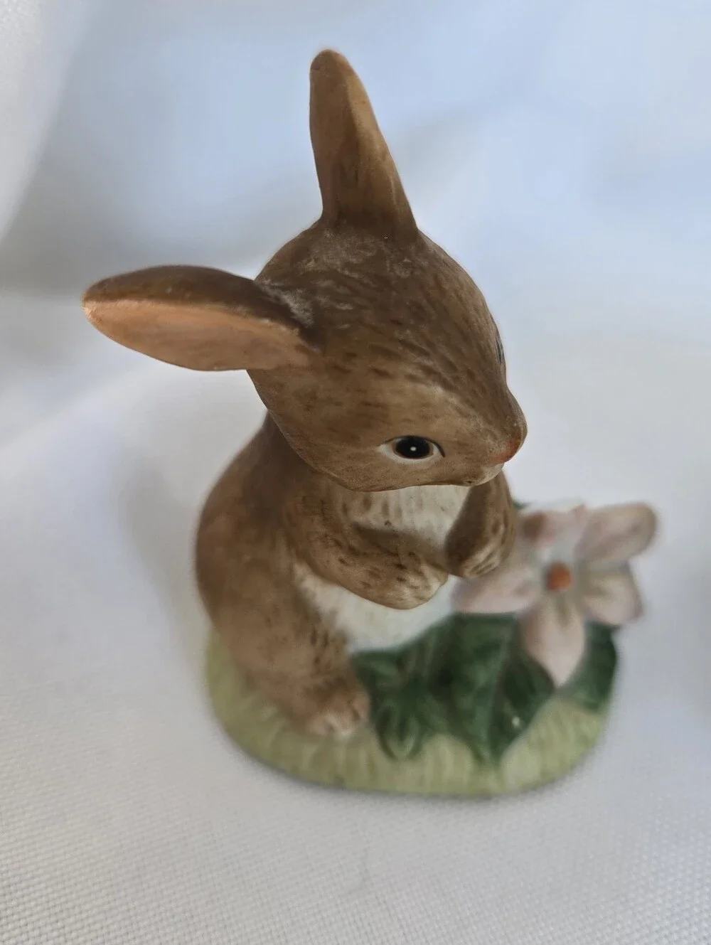 Vintage Homco 1418 Forest Friends Bisque Figurines Set of 3